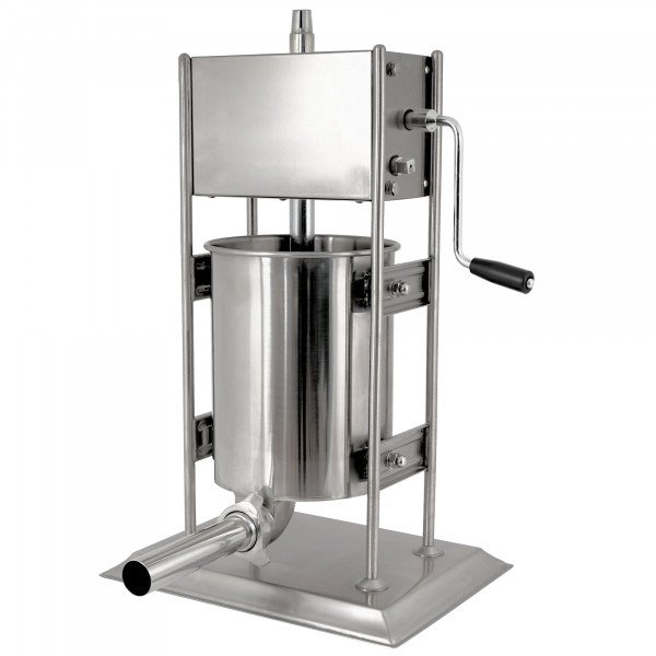 Zelsius Profi Wurstfüllmaschine, 10 Liter, Edelstahl Wurstfüller