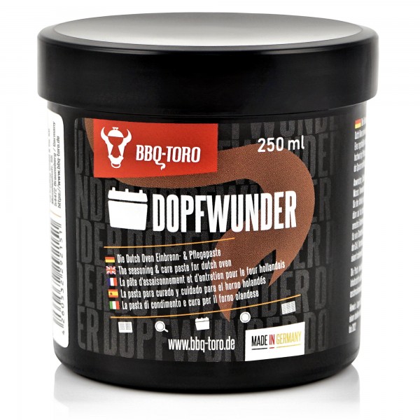 BBQ-Toro DOPFWUNDER - Die Dutch Oven Einbrenn- & Pflegepaste - 250 ml
