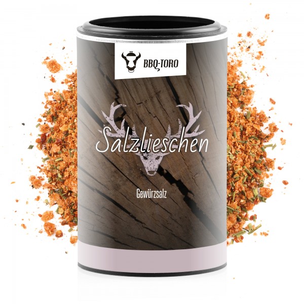 BBQ-Toro Salzlieschen | 100 gr. | Gewürzsalz, knusprige Salz-Pfeffer-Alternative