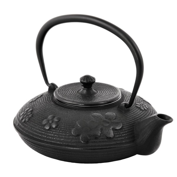 BBQ-Toro Asiatische Gusseisen Teekanne mit Edelstahlsieb | 1,2 Liter