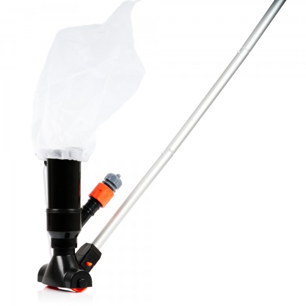 Zelsius Poolsauger mit Teleskopstange, Poolsauger für Gartenschlauch, Venturisauger, ohne Strom